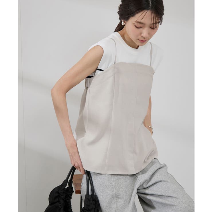 【吸水速乾・防シワ】エフォートレスビスチェキャミソール | ROPE' PICNIC | 詳細画像14