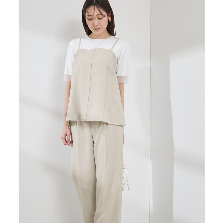 【吸水速乾・防シワ】エフォートレスビスチェキャミソール | ROPE' PICNIC | 詳細画像17