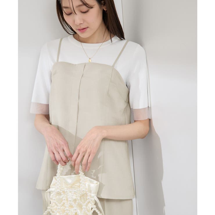 【吸水速乾・防シワ】エフォートレスビスチェキャミソール | ROPE' PICNIC | 詳細画像19