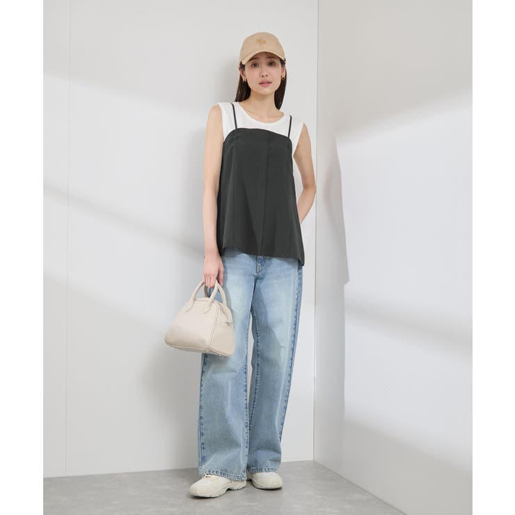 【吸水速乾・防シワ】エフォートレスビスチェキャミソール | ROPE' PICNIC | 詳細画像2