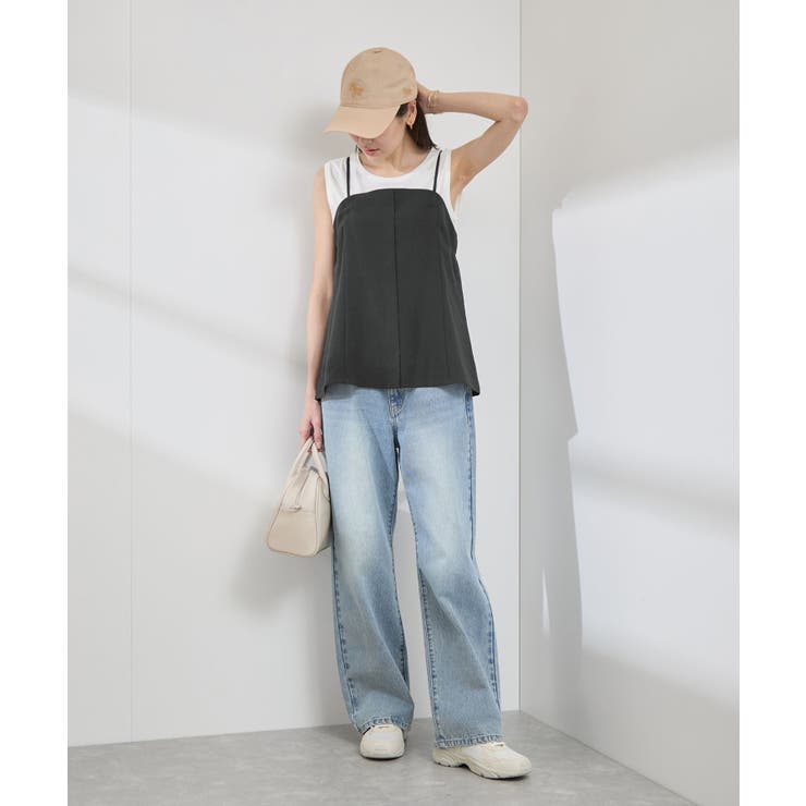 【吸水速乾・防シワ】エフォートレスビスチェキャミソール | ROPE' PICNIC | 詳細画像3