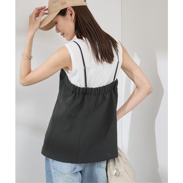 【吸水速乾・防シワ】エフォートレスビスチェキャミソール | ROPE' PICNIC | 詳細画像7