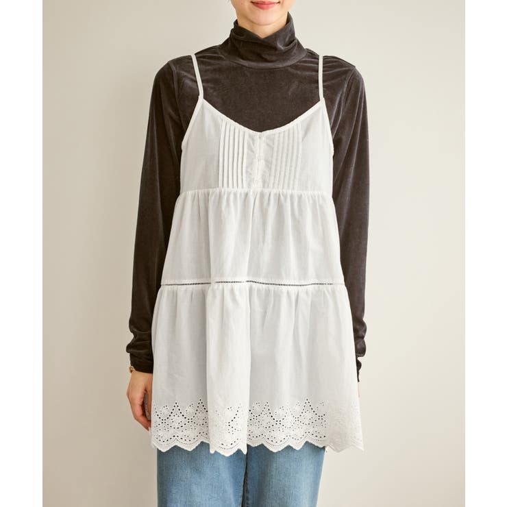 Vネックティアードレースビスチェ | ROPE' PICNIC | 詳細画像11 