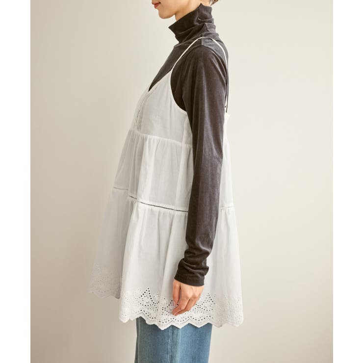 Vネックティアードレースビスチェ | ROPE' PICNIC | 詳細画像12 