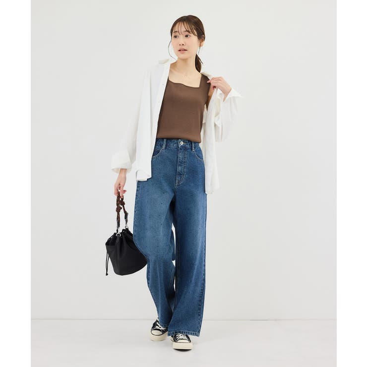 スクエアネックニットタンクトップ | ROPE' PICNIC | 詳細画像20 