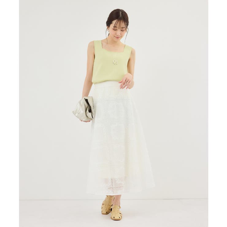 スクエアネックニットタンクトップ | ROPE' PICNIC | 詳細画像27 