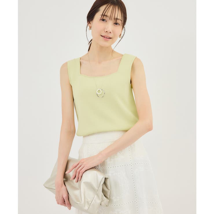 スクエアネックニットタンクトップ | ROPE' PICNIC | 詳細画像28 