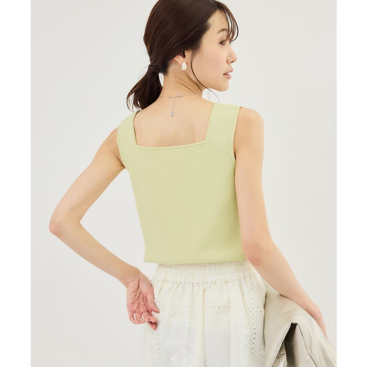 スクエアネックニットタンクトップ | ROPE' PICNIC | 詳細画像29 