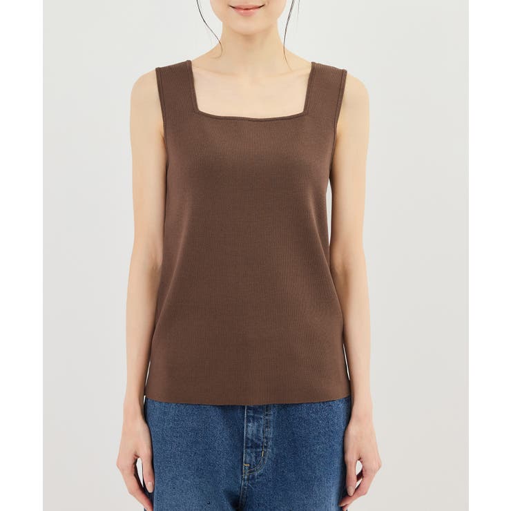 スクエアネックニットタンクトップ | ROPE' PICNIC | 詳細画像30 