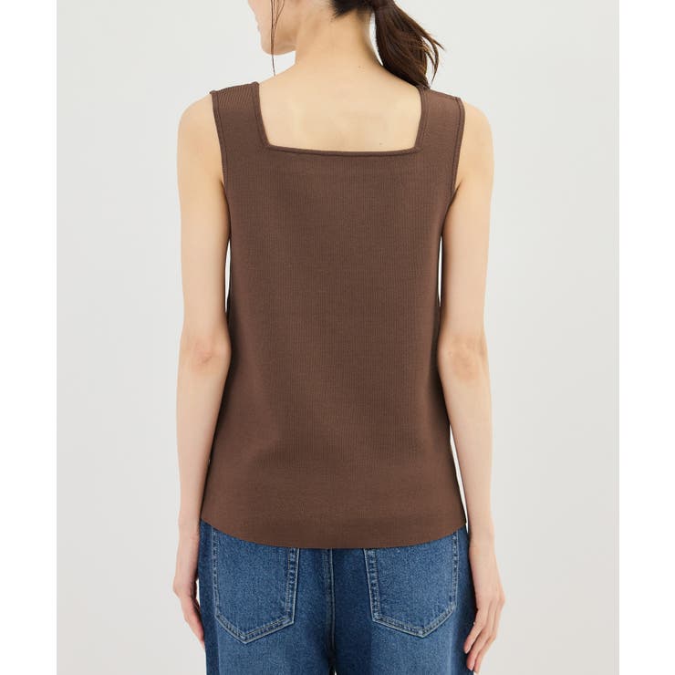 スクエアネックニットタンクトップ | ROPE' PICNIC | 詳細画像32 