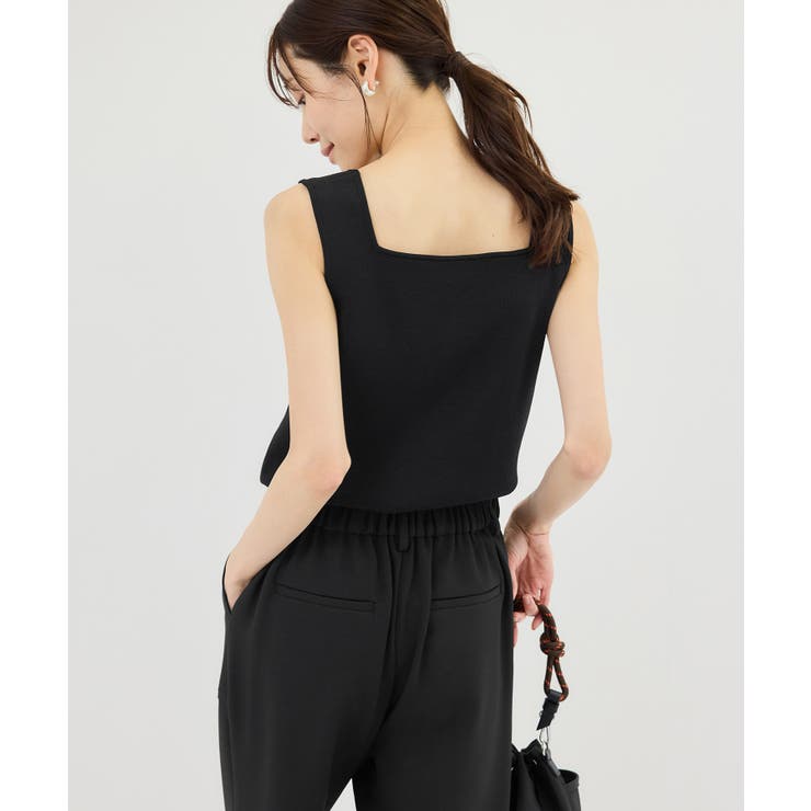 スクエアネックニットタンクトップ | ROPE' PICNIC | 詳細画像9 