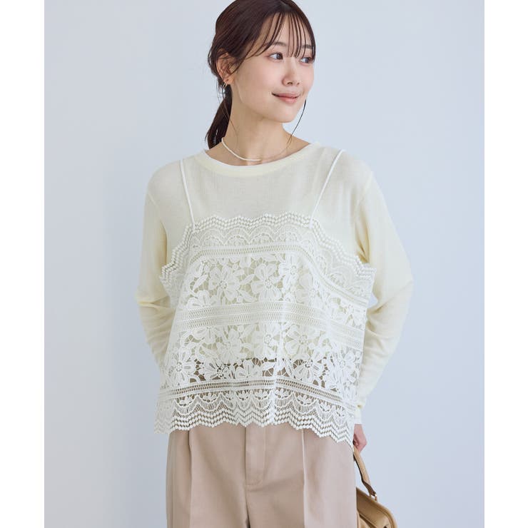 ケミカルレースビスチェ | ROPE' PICNIC | 詳細画像7 