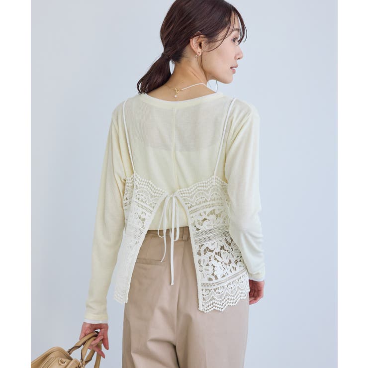 ケミカルレースビスチェ | ROPE' PICNIC | 詳細画像8 