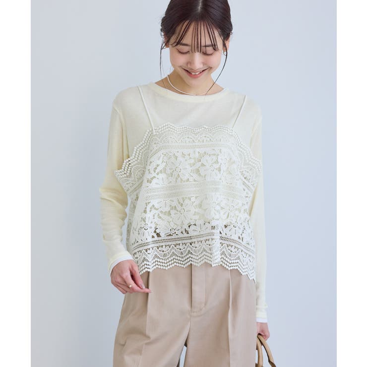 ケミカルレースビスチェ | ROPE' PICNIC | 詳細画像9 