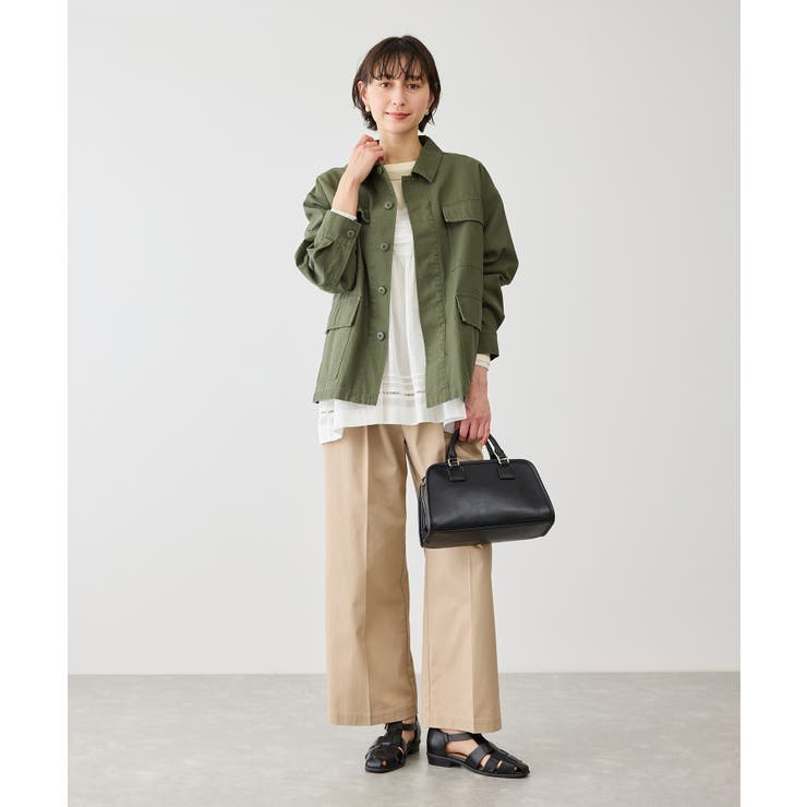 お着軽シャツシリーズ シアーレイヤードキャミソールブラウス/接触冷感・通気性 | ROPE' PICNIC | 詳細画像12 