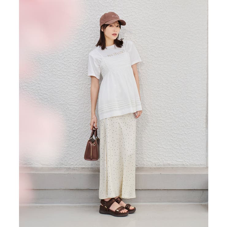 お着軽シャツシリーズ シアーレイヤードキャミソールブラウス/接触冷感・通気性 | ROPE' PICNIC | 詳細画像2 