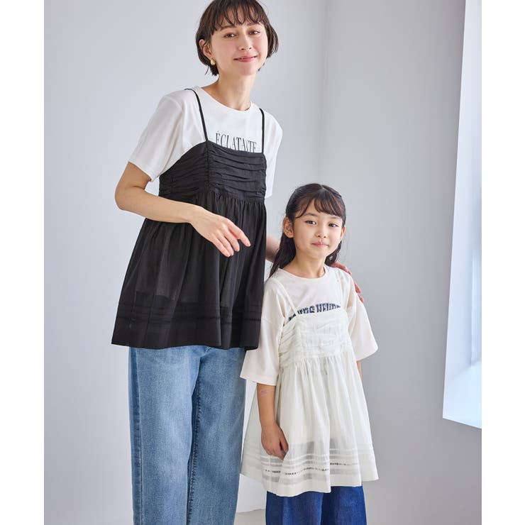 お着軽シャツシリーズ シアーレイヤードキャミソールブラウス/接触冷感・通気性 | ROPE' PICNIC | 詳細画像26 