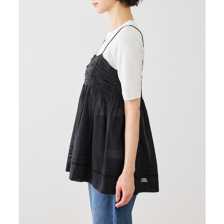 お着軽シャツシリーズ シアーレイヤードキャミソールブラウス/接触冷感・通気性 | ROPE' PICNIC | 詳細画像29 