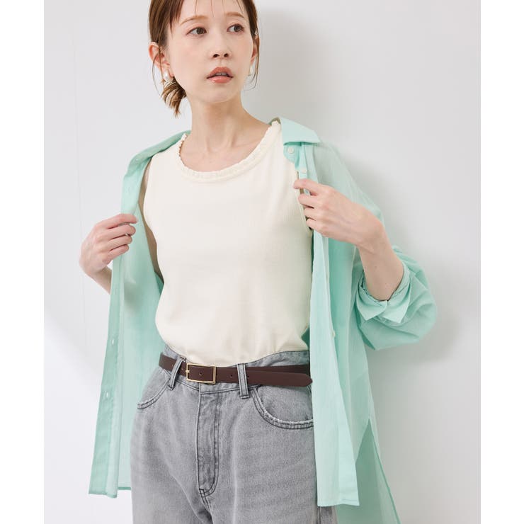 襟フリルタンクトップ | ROPE' PICNIC | 詳細画像16 