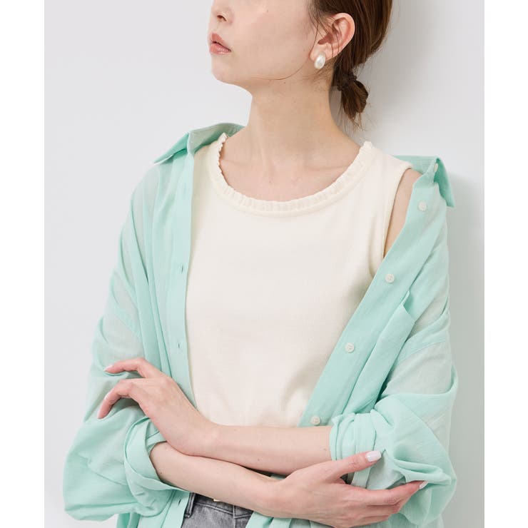 襟フリルタンクトップ | ROPE' PICNIC | 詳細画像18 