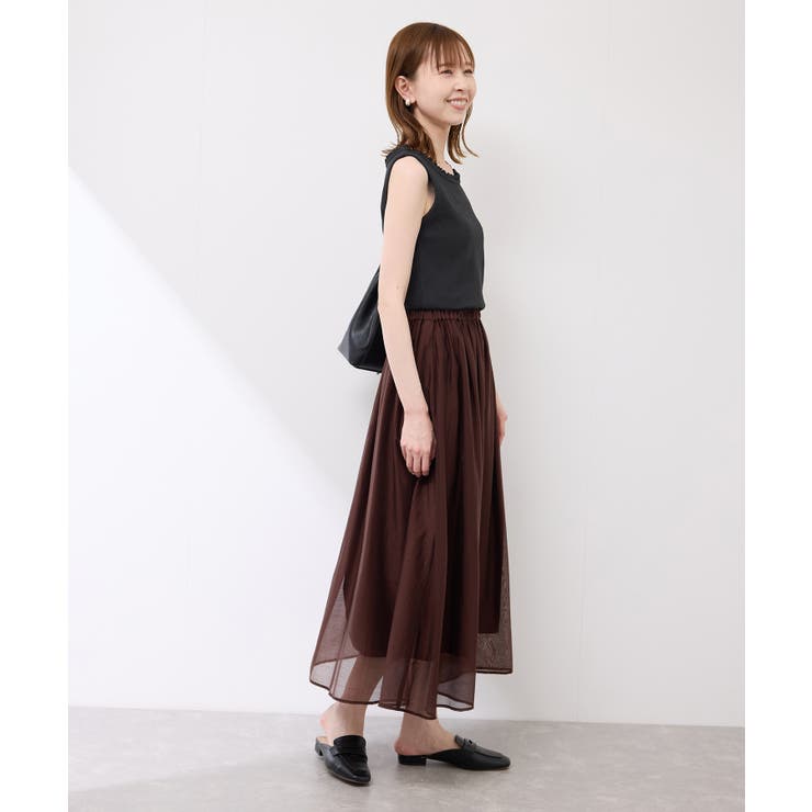 襟フリルタンクトップ | ROPE' PICNIC | 詳細画像3 