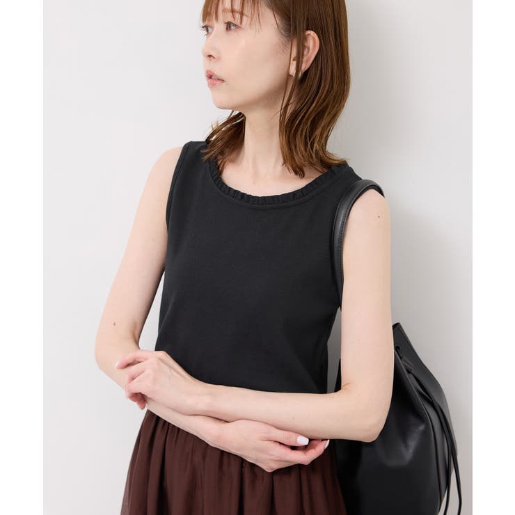襟フリルタンクトップ | ROPE' PICNIC | 詳細画像5 