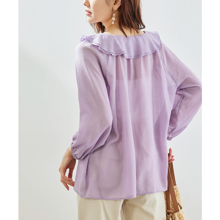 フロントラッフルフリルブラウス 品番 Rpcw Rope Picnic ロペピクニック のレディースファッション通販 Shoplist ショップリスト