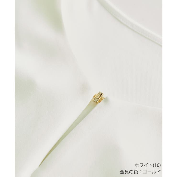 セットアップ対応 フロントホックハーフスリーブブラウス | ROPE' PICNIC | 詳細画像31 