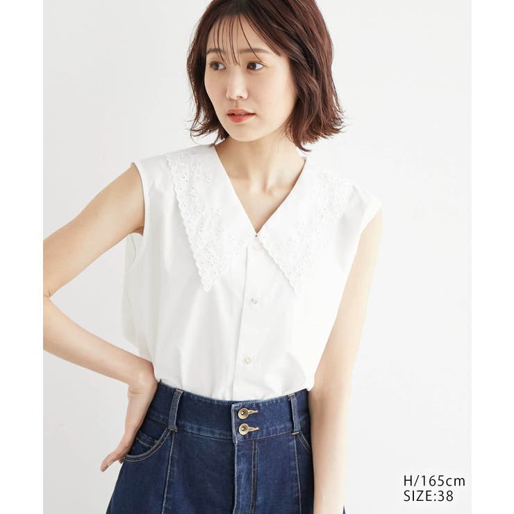 リンクコーデ/刺繍襟ブラウス | ROPE' PICNIC | 詳細画像19 