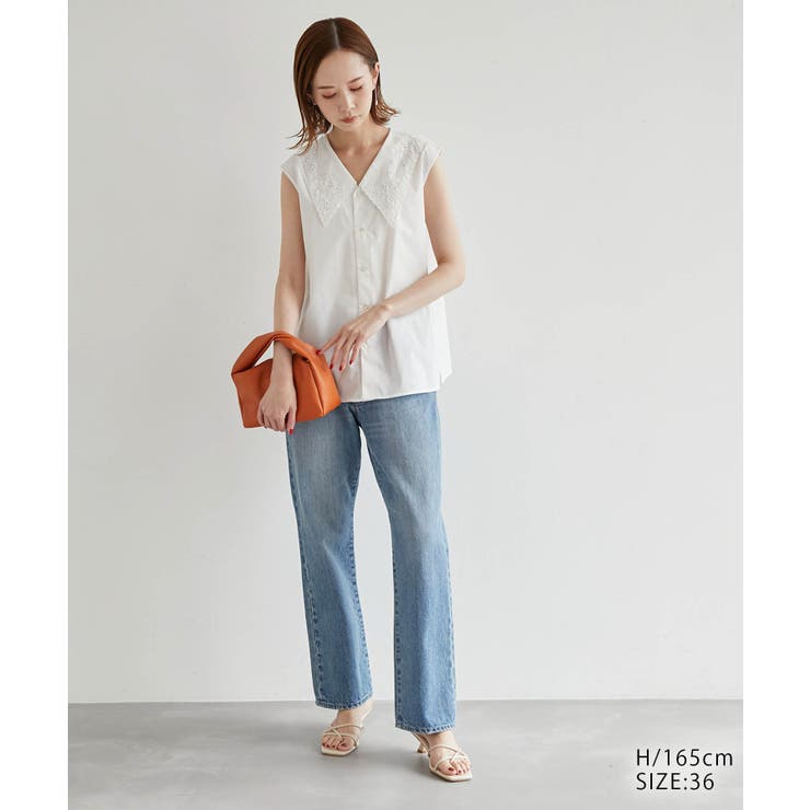 リンクコーデ/刺繍襟ブラウス | ROPE' PICNIC | 詳細画像21 