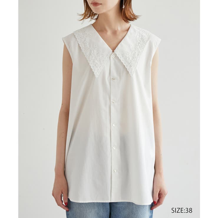 リンクコーデ/刺繍襟ブラウス | ROPE' PICNIC | 詳細画像5 