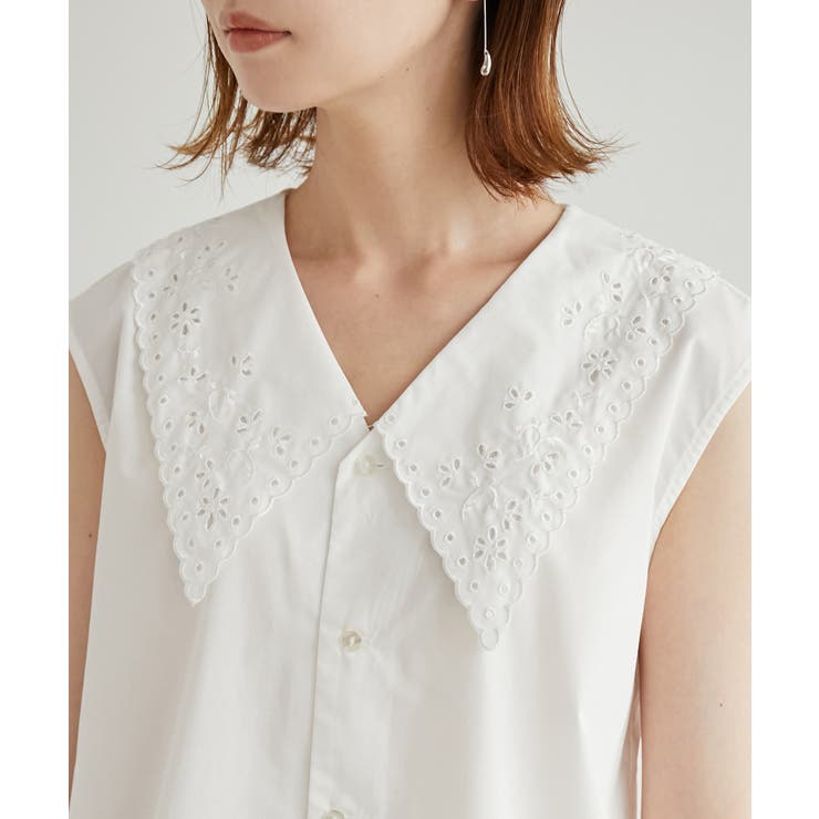 リンクコーデ/刺繍襟ブラウス | ROPE' PICNIC | 詳細画像8 