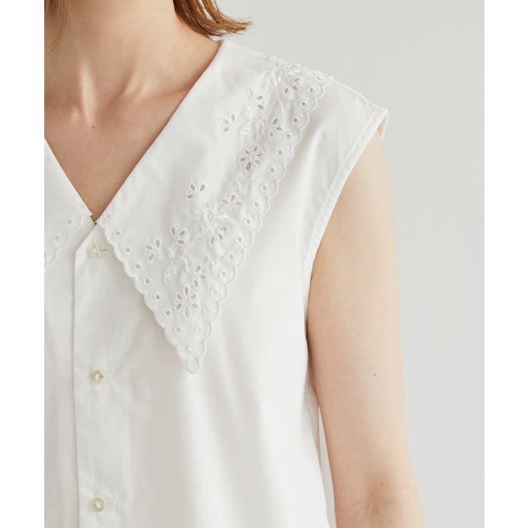 リンクコーデ/刺繍襟ブラウス | ROPE' PICNIC | 詳細画像9 