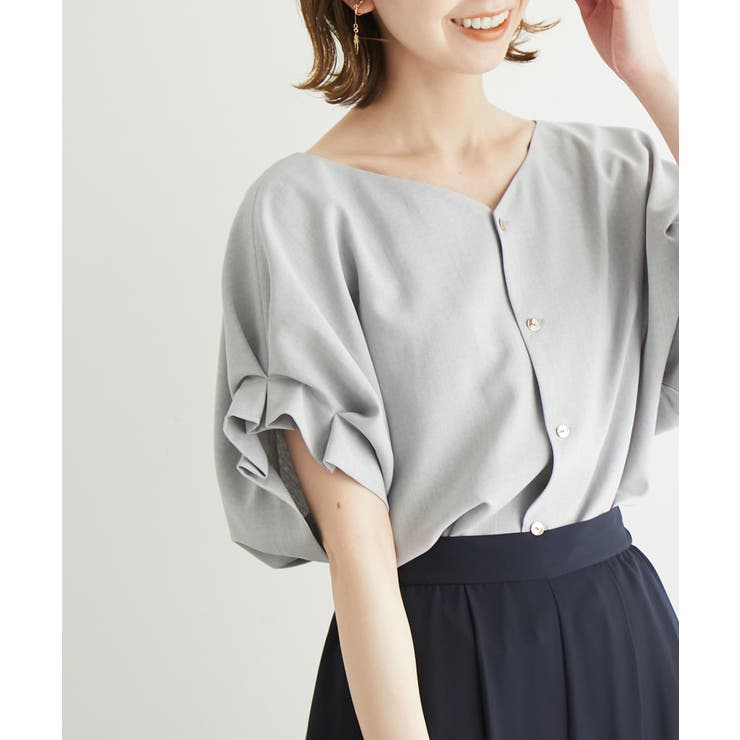 Curensology リネンライクブラウス美品 Curensology - 【 Curensology / カレンソロジー 】 リネン