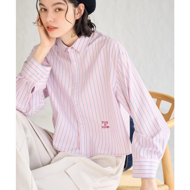 CALINE×ROPE' PICNIC/UVカットクロップド丈シャツ[品番：RPCW0041155]｜ROPE'  PICNIC（ロペピクニック）のレディースファッション通販｜SHOPLIST（ショップリスト）