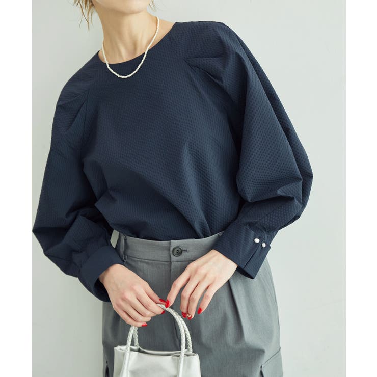 ネイビー(40) | サッカーストライププルオーバー | ROPE' PICNIC