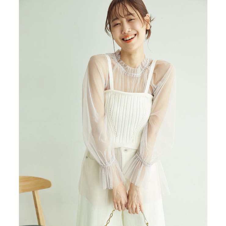 チュールトップス | ROPE' PICNIC | 詳細画像10 