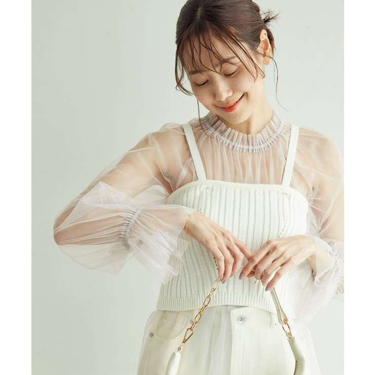 チュールトップス | ROPE' PICNIC | 詳細画像9 