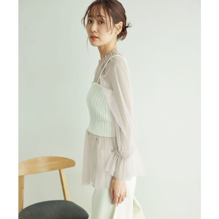 ライトグレー(08) | チュールトップス | ROPE' PICNIC