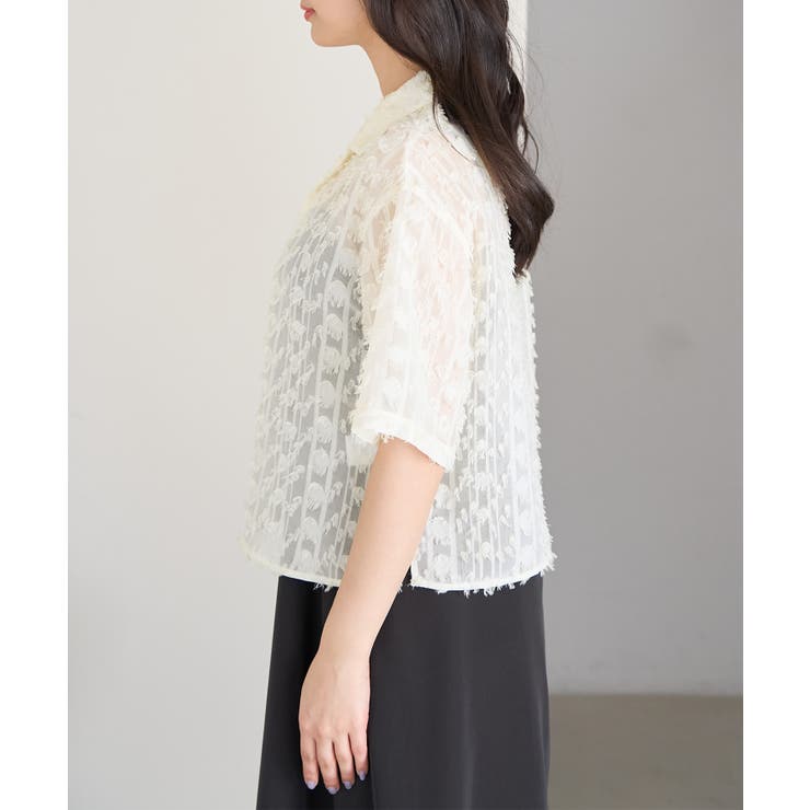 フリンジジャガードシャツ | ROPE' PICNIC | 詳細画像11 