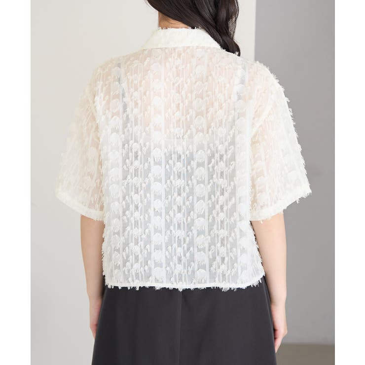 フリンジジャガードシャツ | ROPE' PICNIC | 詳細画像12 