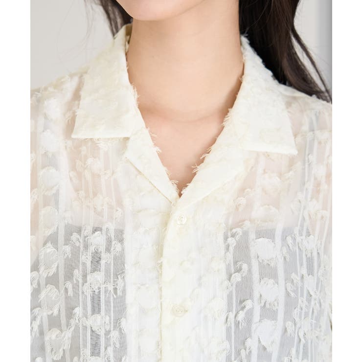 フリンジジャガードシャツ | ROPE' PICNIC | 詳細画像13 