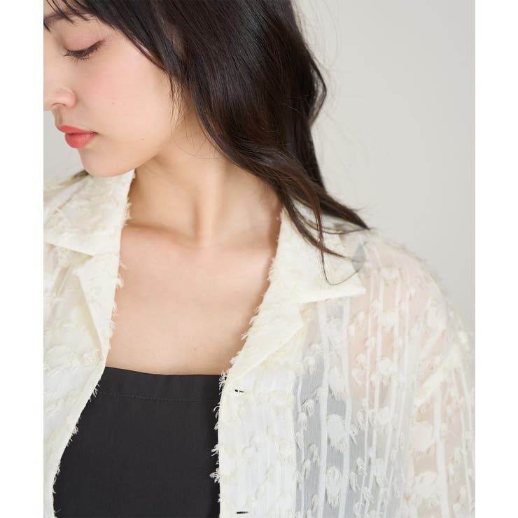 フリンジジャガードシャツ | ROPE' PICNIC | 詳細画像5 