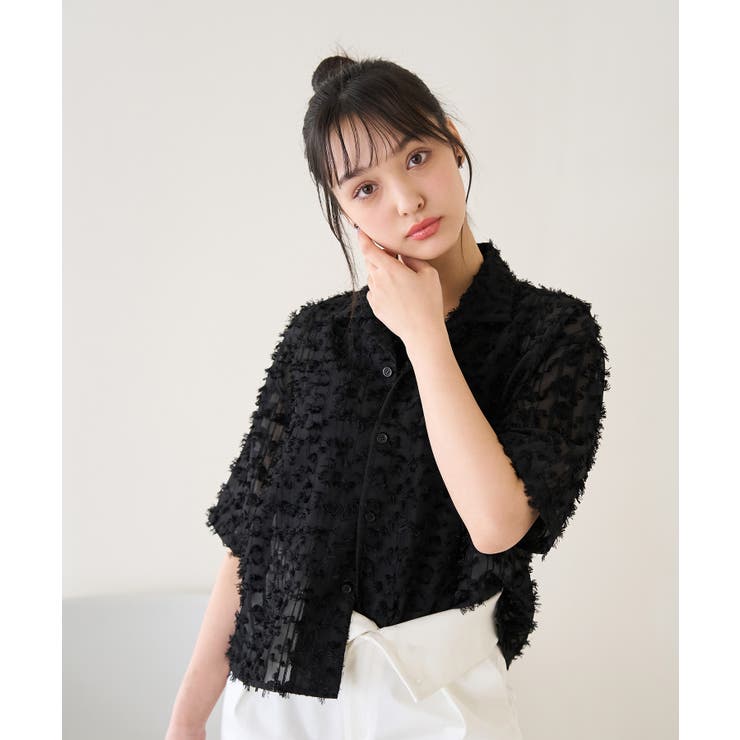 フリンジジャガードシャツ | ROPE' PICNIC | 詳細画像8 