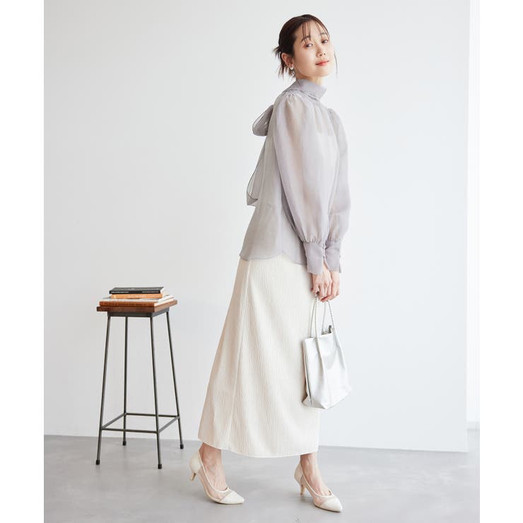 2WAY/配色リボンブラウス | ROPE' PICNIC | 詳細画像10 