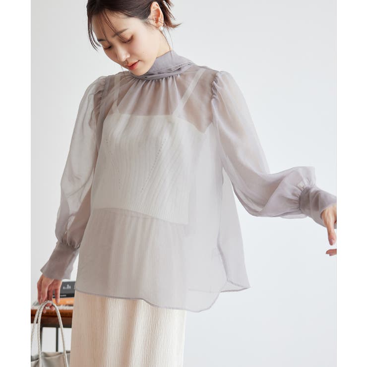 2WAY/配色リボンブラウス | ROPE' PICNIC | 詳細画像12 