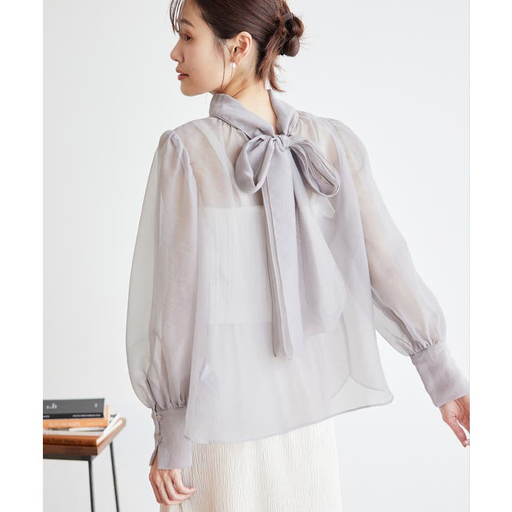 2WAY/配色リボンブラウス | ROPE' PICNIC | 詳細画像13 