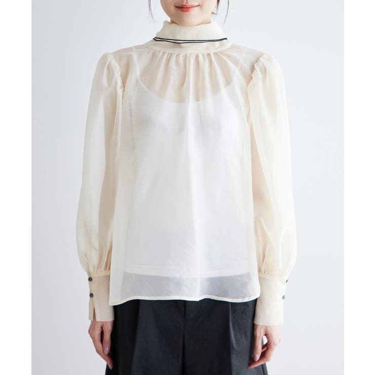 2WAY/配色リボンブラウス | ROPE' PICNIC | 詳細画像14 