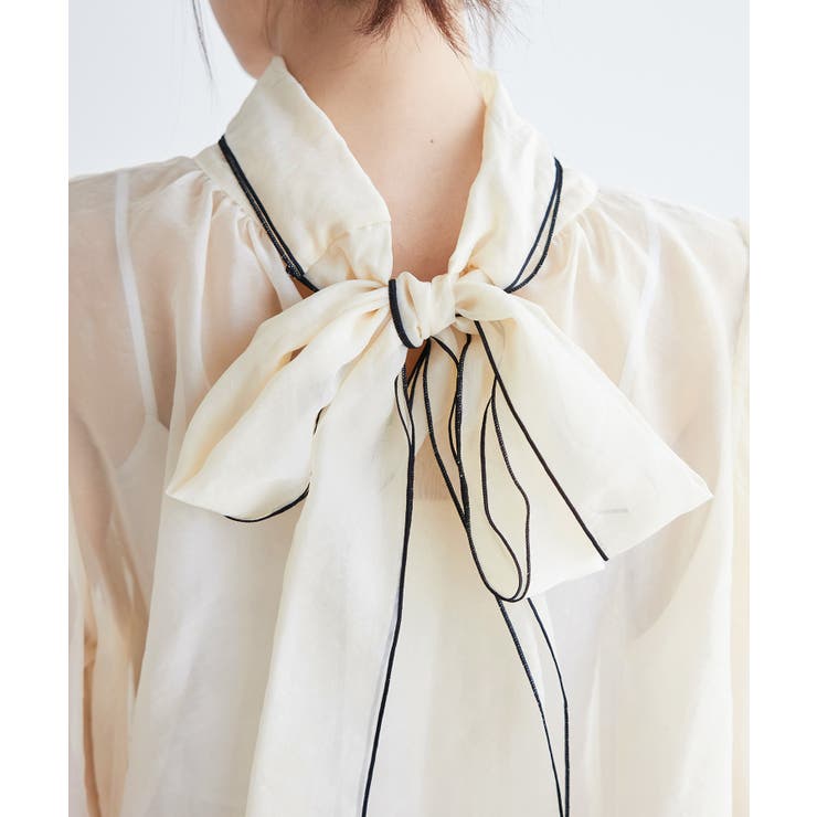2WAY/配色リボンブラウス | ROPE' PICNIC | 詳細画像18 