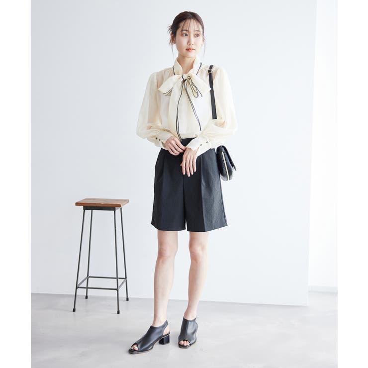 2WAY/配色リボンブラウス | ROPE' PICNIC | 詳細画像2 